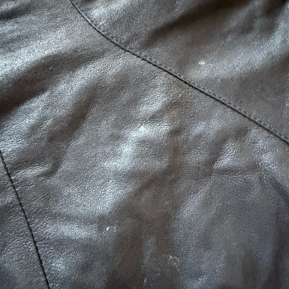 Vince moto leather jacket. Good used condition. - Picture 5 of 8